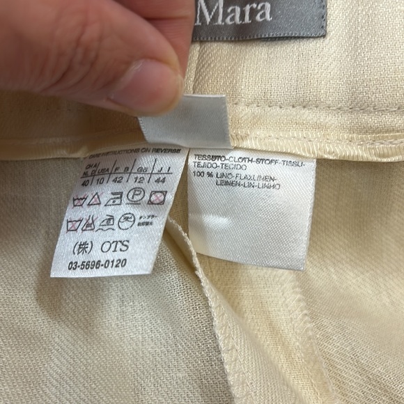 MaxMara leinen pants size 10 - Picture 15 of 16